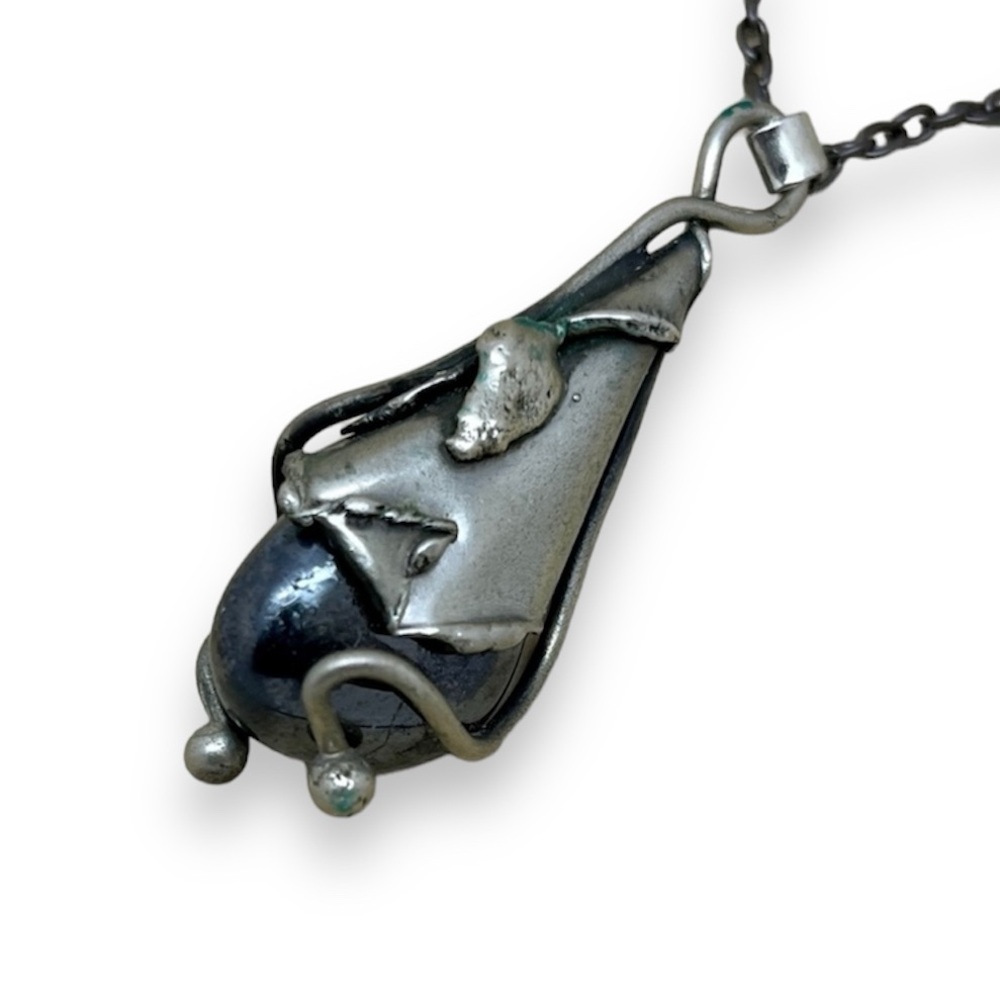 Vintage Hematite Handcrafted Necklace